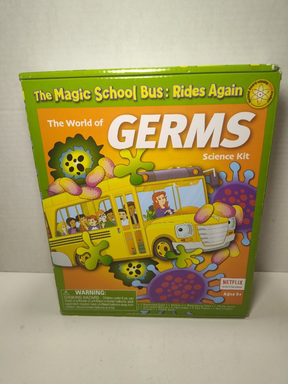 Magic School Bus Rides Again World of Germs Science Kit STEM Ages 5+ Open Box